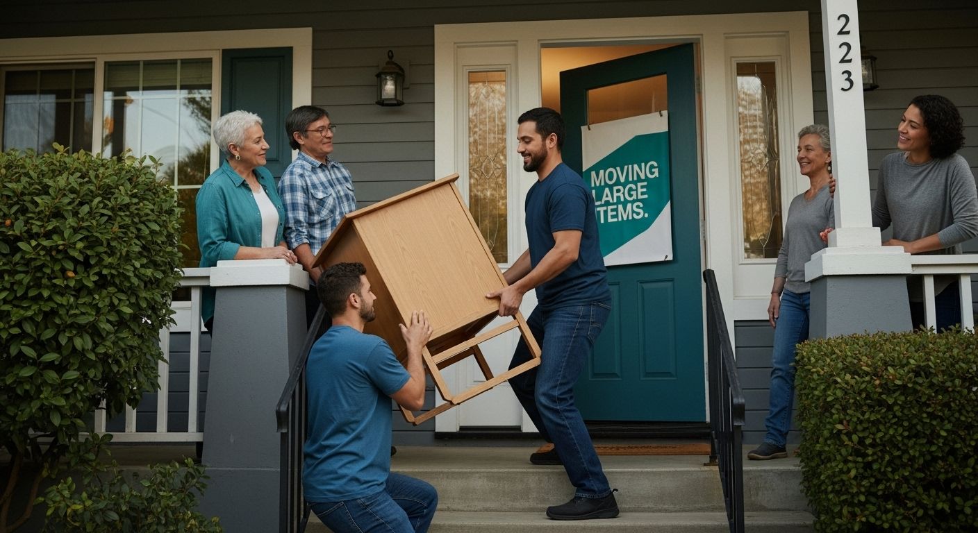 moving large items California home