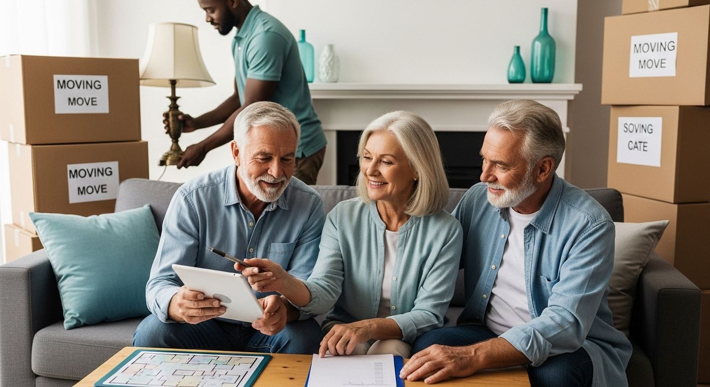 senior moving checklist, family preparation