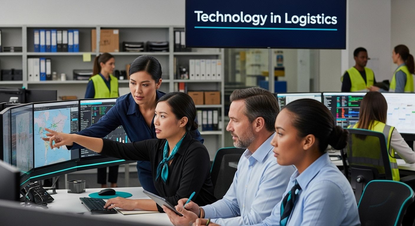 technology logistics teamwork