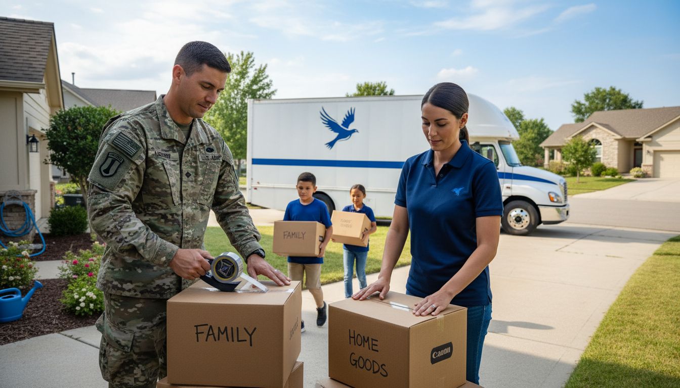 military moving services hero header image